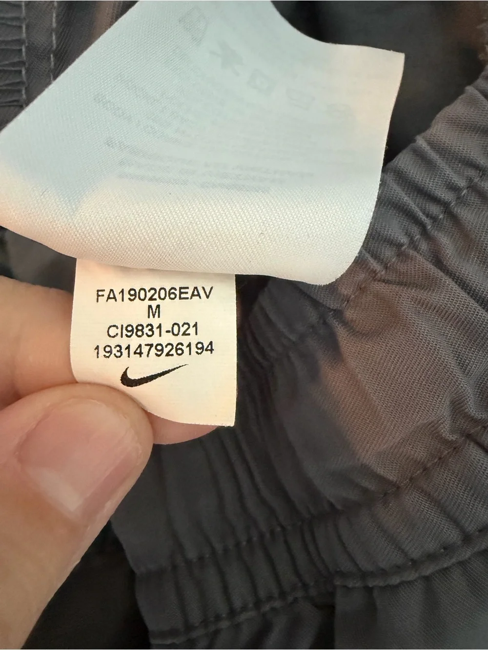 Nike Men's Gray Jogger Pants
